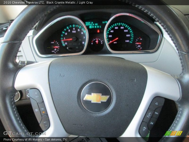 Black Granite Metallic / Light Gray 2010 Chevrolet Traverse LTZ