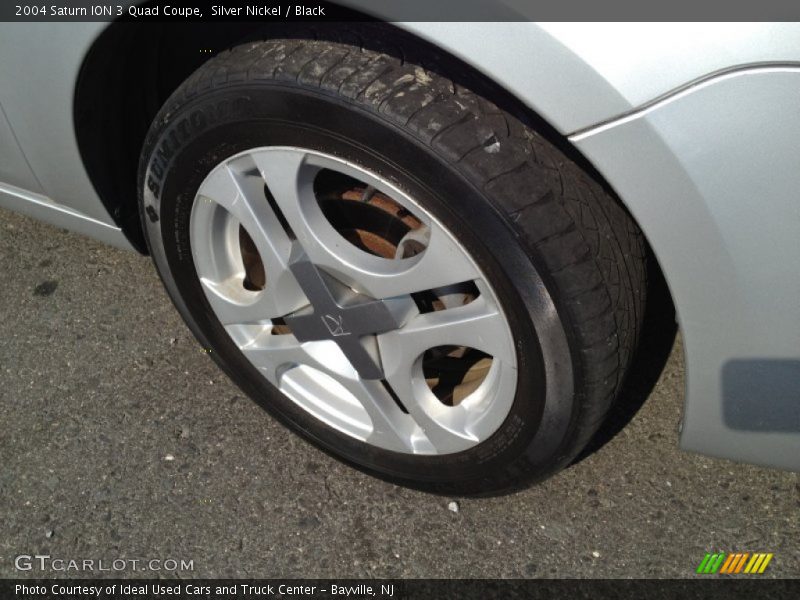 Silver Nickel / Black 2004 Saturn ION 3 Quad Coupe