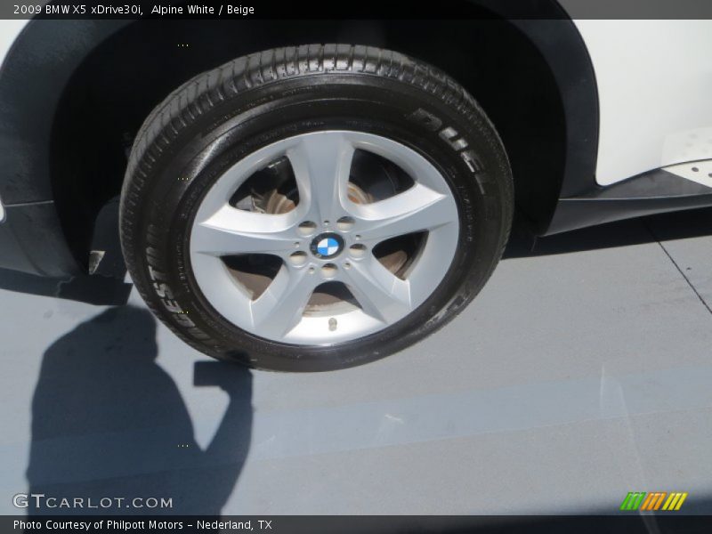 Alpine White / Beige 2009 BMW X5 xDrive30i