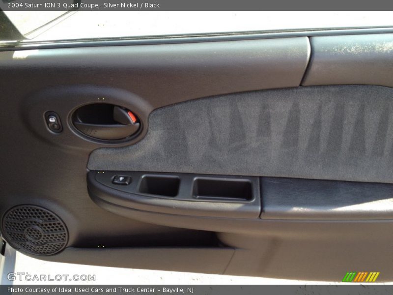 Silver Nickel / Black 2004 Saturn ION 3 Quad Coupe