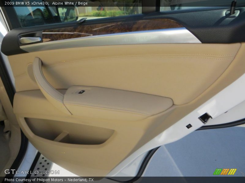 Alpine White / Beige 2009 BMW X5 xDrive30i