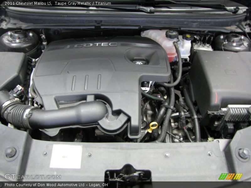 Taupe Gray Metallic / Titanium 2011 Chevrolet Malibu LS
