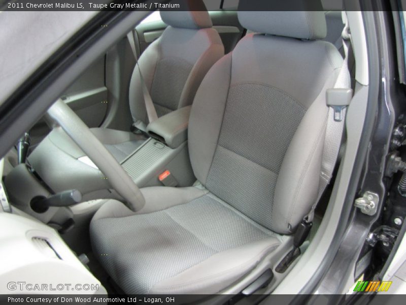 Taupe Gray Metallic / Titanium 2011 Chevrolet Malibu LS