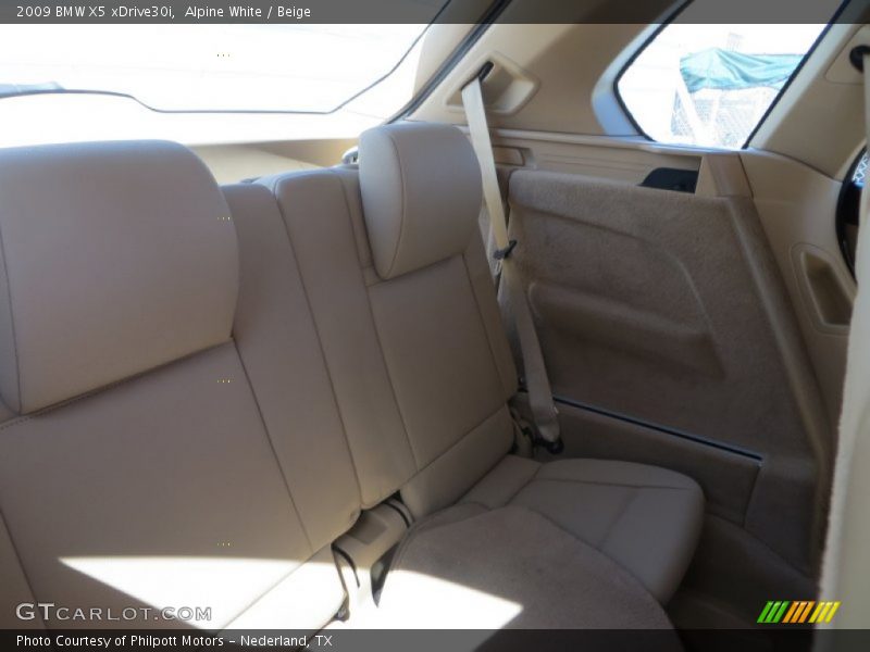 Alpine White / Beige 2009 BMW X5 xDrive30i