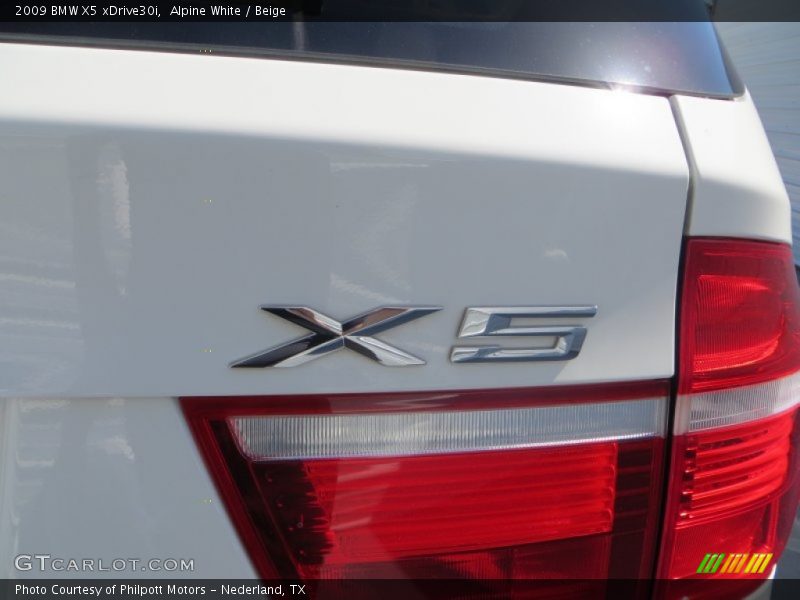 Alpine White / Beige 2009 BMW X5 xDrive30i