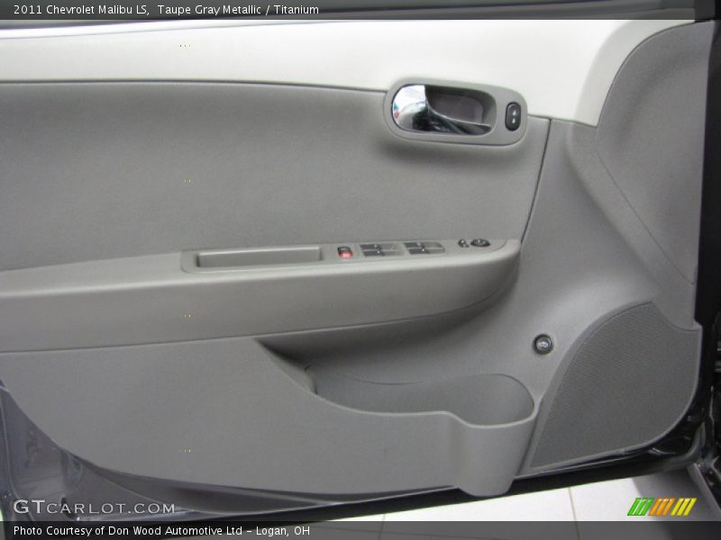 Taupe Gray Metallic / Titanium 2011 Chevrolet Malibu LS