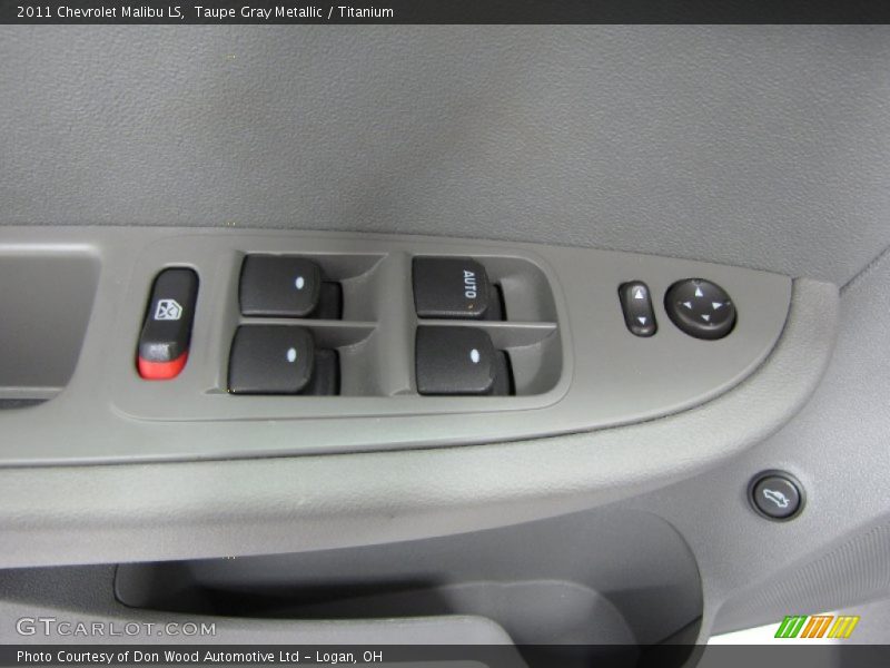 Taupe Gray Metallic / Titanium 2011 Chevrolet Malibu LS