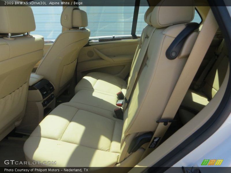 Alpine White / Beige 2009 BMW X5 xDrive30i