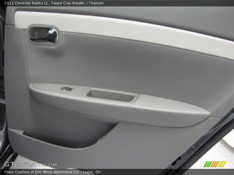Taupe Gray Metallic / Titanium 2011 Chevrolet Malibu LS