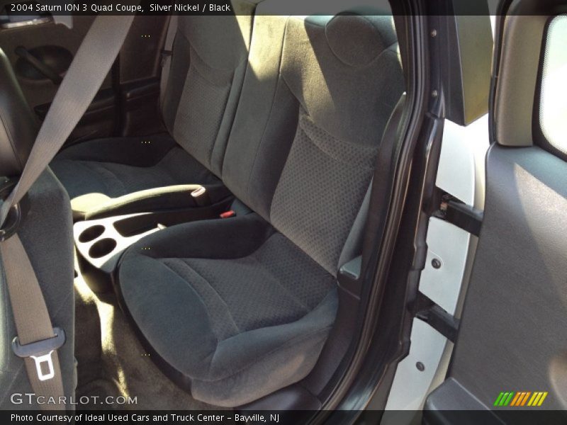 Silver Nickel / Black 2004 Saturn ION 3 Quad Coupe