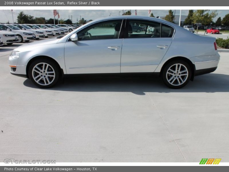 Reflex Silver / Black 2008 Volkswagen Passat Lux Sedan