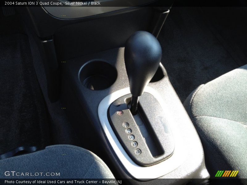 Silver Nickel / Black 2004 Saturn ION 3 Quad Coupe