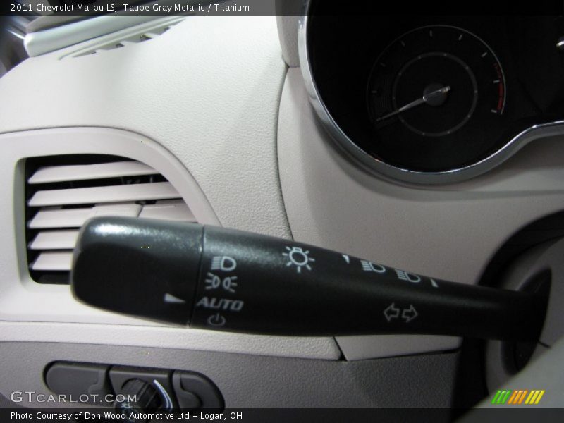 Taupe Gray Metallic / Titanium 2011 Chevrolet Malibu LS