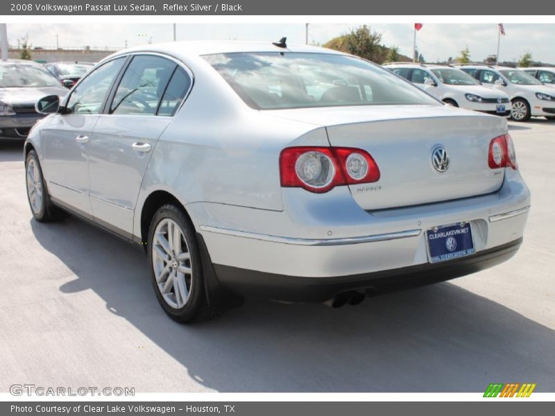 Reflex Silver / Black 2008 Volkswagen Passat Lux Sedan