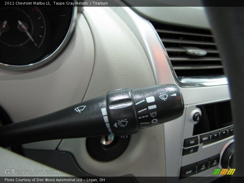Taupe Gray Metallic / Titanium 2011 Chevrolet Malibu LS