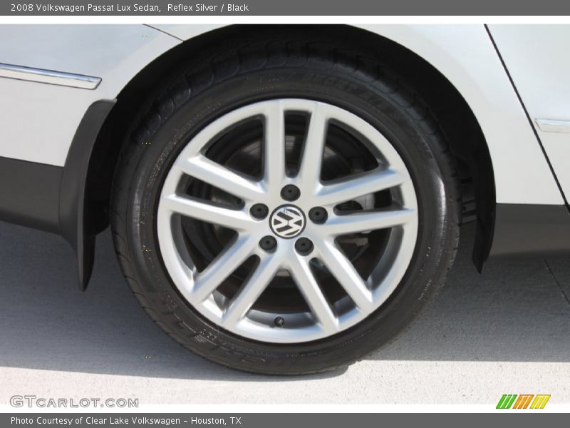 Reflex Silver / Black 2008 Volkswagen Passat Lux Sedan