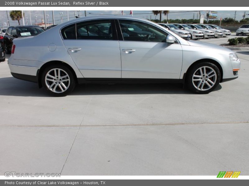 Reflex Silver / Black 2008 Volkswagen Passat Lux Sedan