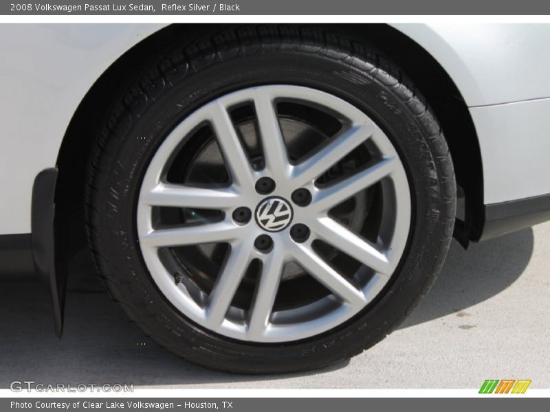 Reflex Silver / Black 2008 Volkswagen Passat Lux Sedan
