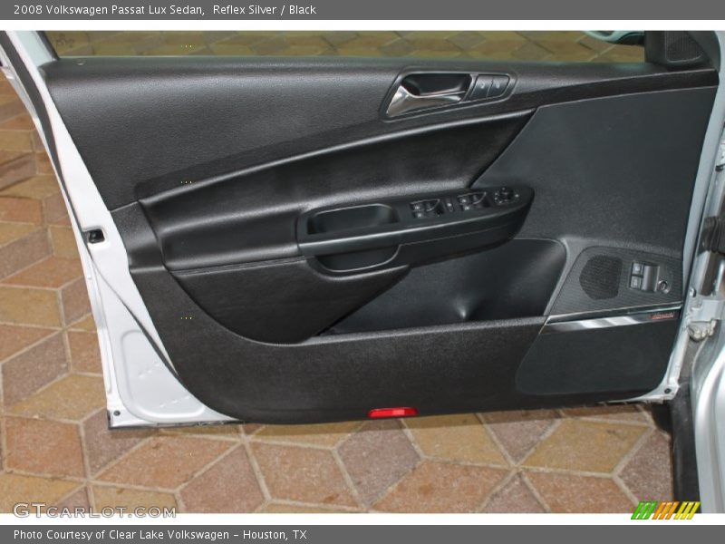 Reflex Silver / Black 2008 Volkswagen Passat Lux Sedan