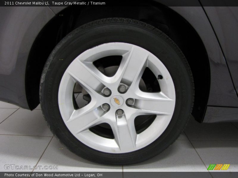 Taupe Gray Metallic / Titanium 2011 Chevrolet Malibu LS