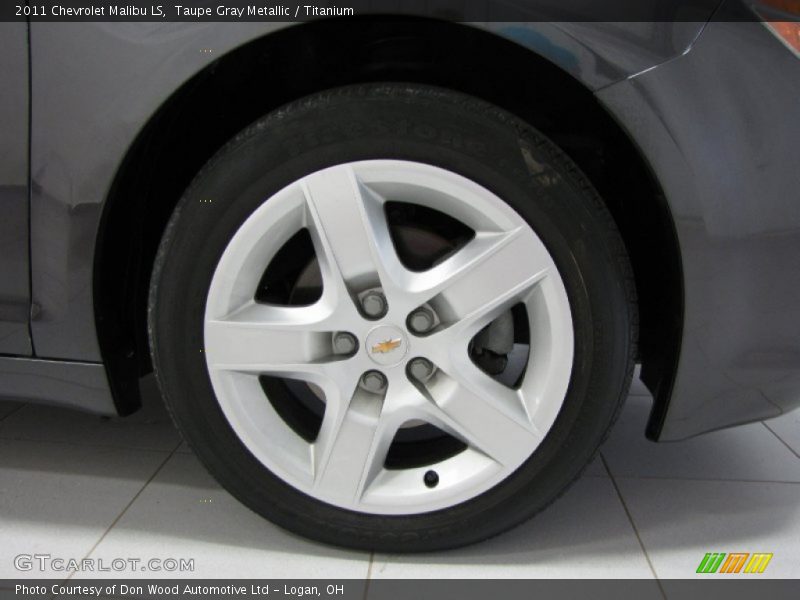 Taupe Gray Metallic / Titanium 2011 Chevrolet Malibu LS