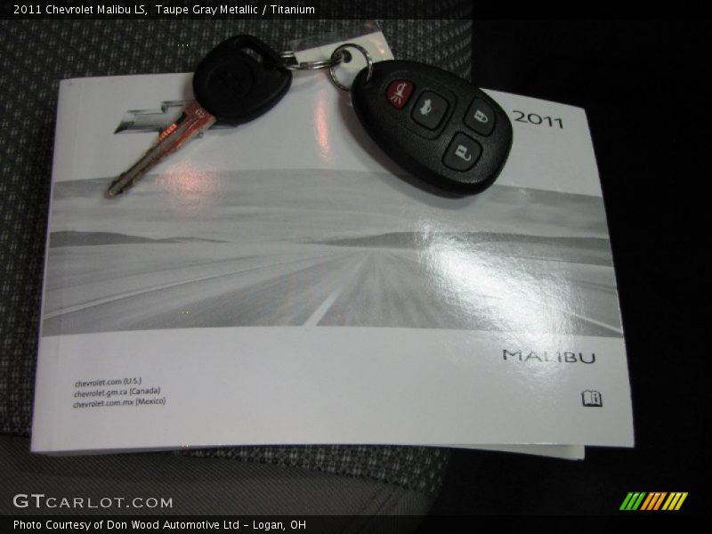 Taupe Gray Metallic / Titanium 2011 Chevrolet Malibu LS