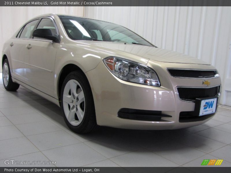 Gold Mist Metallic / Cocoa/Cashmere 2011 Chevrolet Malibu LS