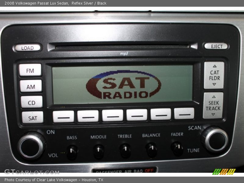 Reflex Silver / Black 2008 Volkswagen Passat Lux Sedan