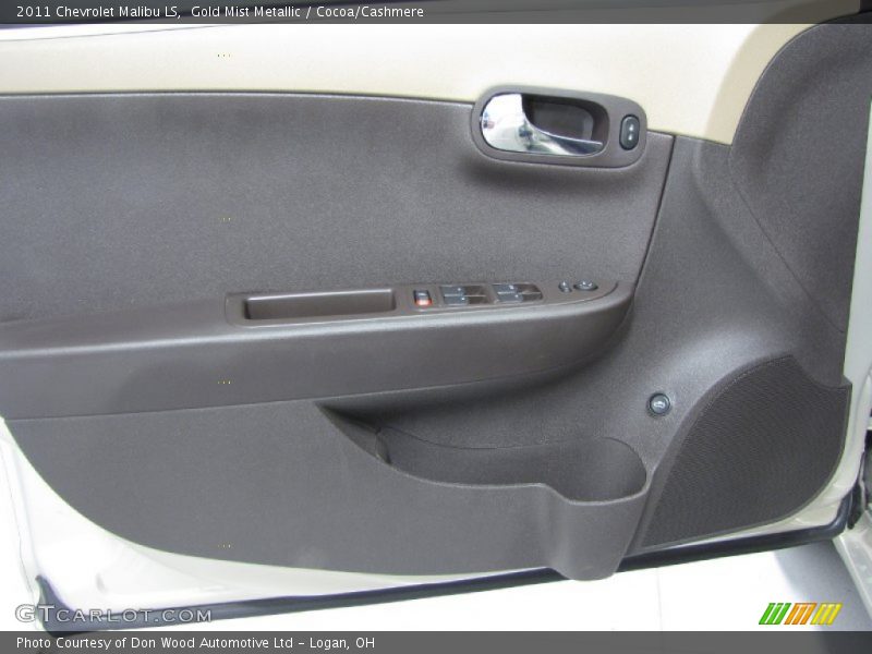 Gold Mist Metallic / Cocoa/Cashmere 2011 Chevrolet Malibu LS