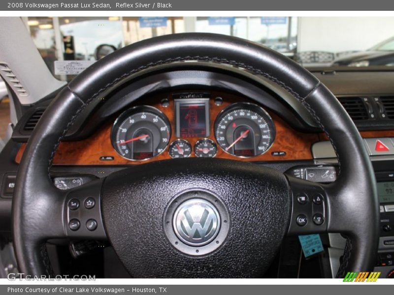 Reflex Silver / Black 2008 Volkswagen Passat Lux Sedan