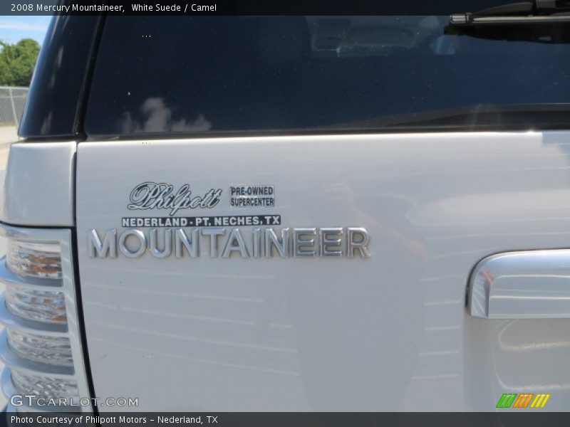 White Suede / Camel 2008 Mercury Mountaineer