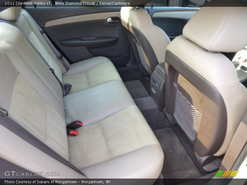 White Diamond Tricoat / Cocoa/Cashmere 2011 Chevrolet Malibu LT
