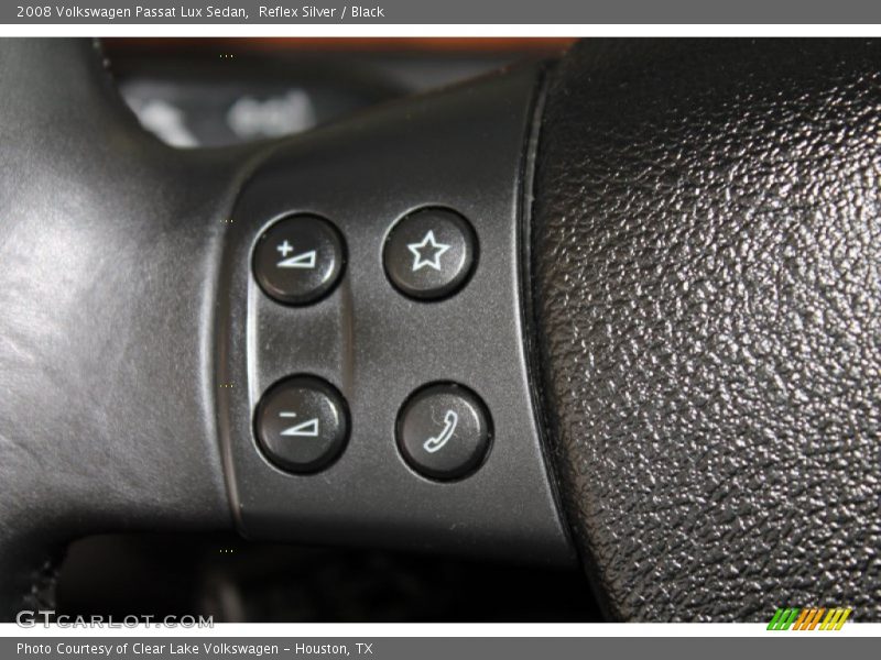 Reflex Silver / Black 2008 Volkswagen Passat Lux Sedan