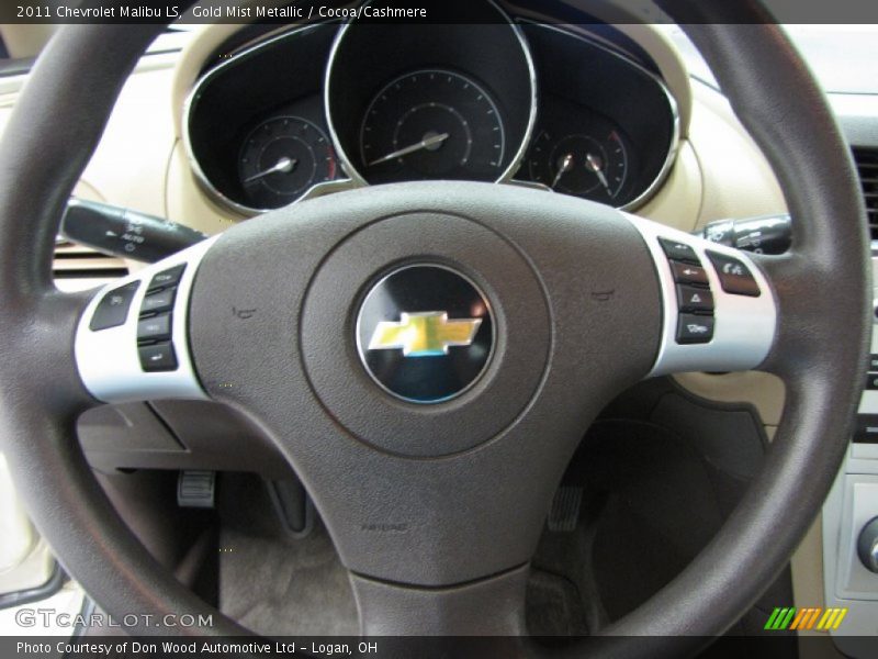 Gold Mist Metallic / Cocoa/Cashmere 2011 Chevrolet Malibu LS