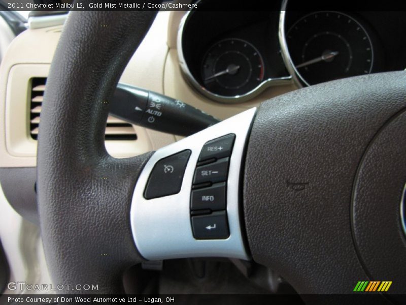 Gold Mist Metallic / Cocoa/Cashmere 2011 Chevrolet Malibu LS