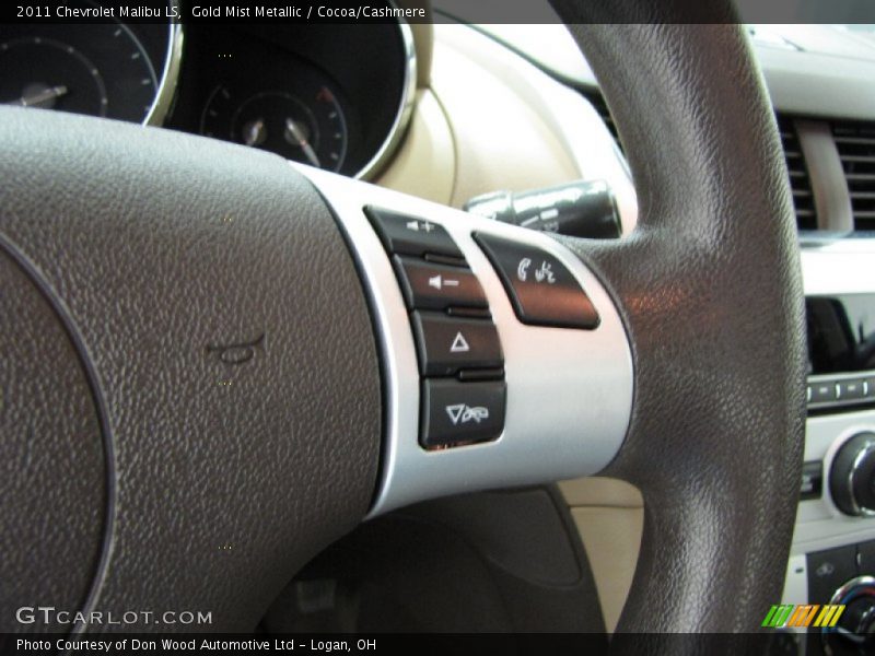 Gold Mist Metallic / Cocoa/Cashmere 2011 Chevrolet Malibu LS