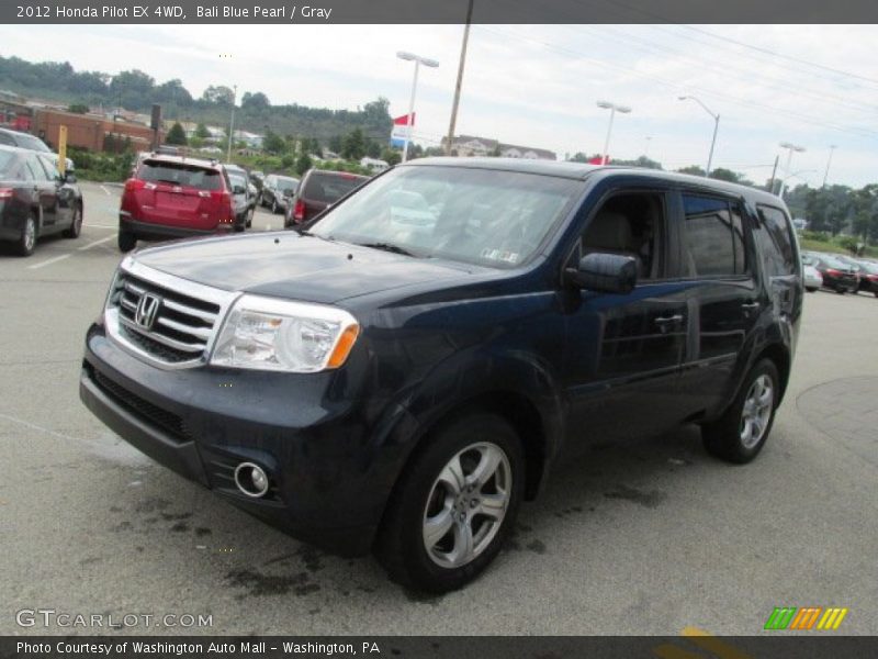 Bali Blue Pearl / Gray 2012 Honda Pilot EX 4WD