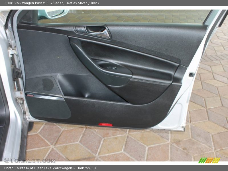 Reflex Silver / Black 2008 Volkswagen Passat Lux Sedan