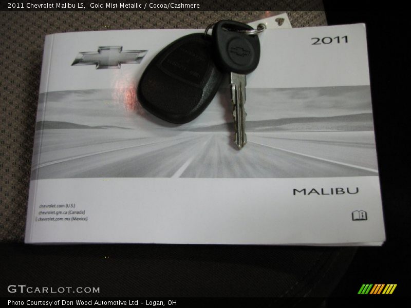 Gold Mist Metallic / Cocoa/Cashmere 2011 Chevrolet Malibu LS