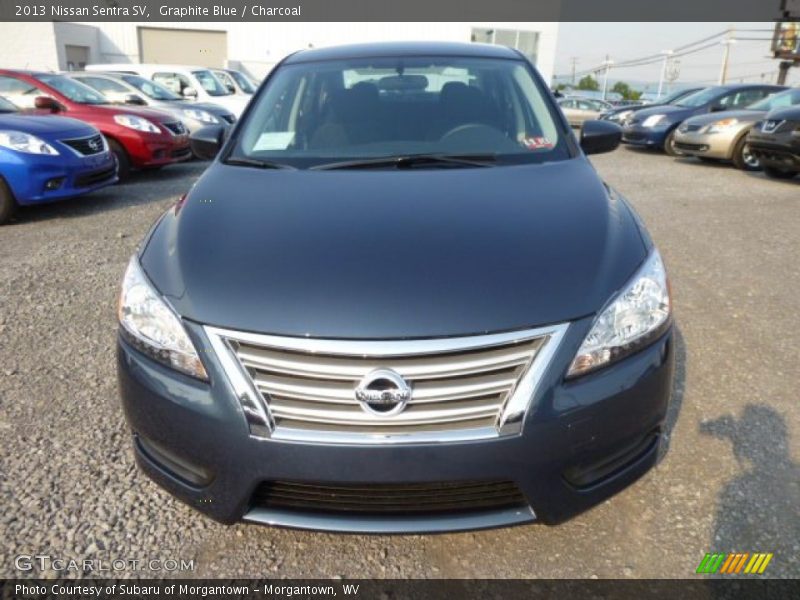 Graphite Blue / Charcoal 2013 Nissan Sentra SV