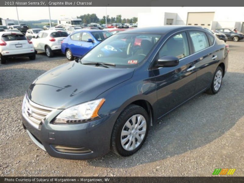 Graphite Blue / Charcoal 2013 Nissan Sentra SV