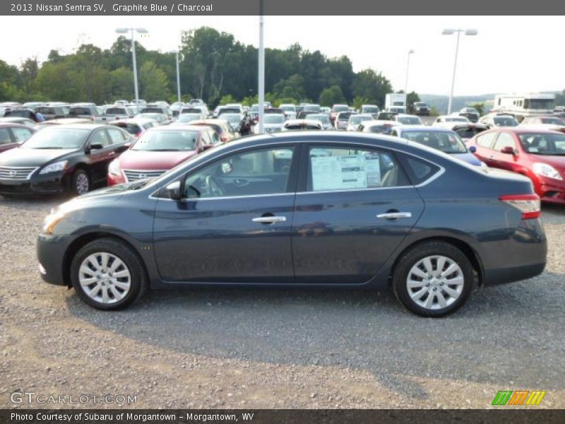 Graphite Blue / Charcoal 2013 Nissan Sentra SV