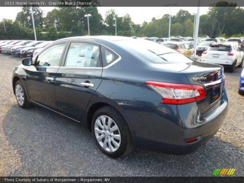 Graphite Blue / Charcoal 2013 Nissan Sentra SV