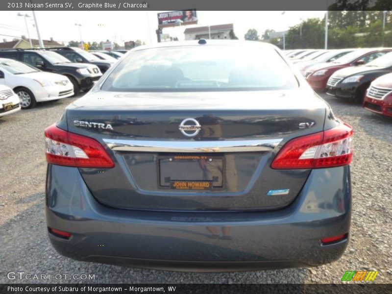 Graphite Blue / Charcoal 2013 Nissan Sentra SV