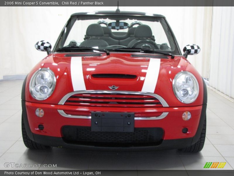 Chili Red / Panther Black 2006 Mini Cooper S Convertible