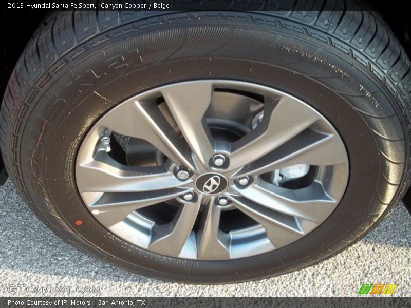 Canyon Copper / Beige 2013 Hyundai Santa Fe Sport