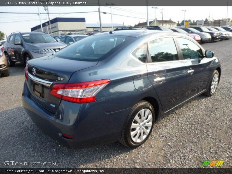 Graphite Blue / Charcoal 2013 Nissan Sentra SV