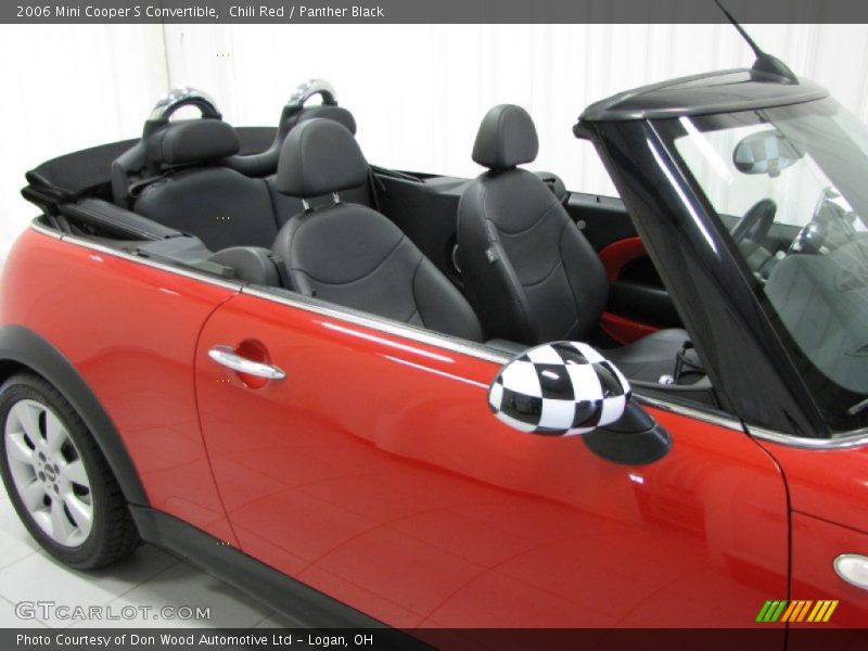 Chili Red / Panther Black 2006 Mini Cooper S Convertible