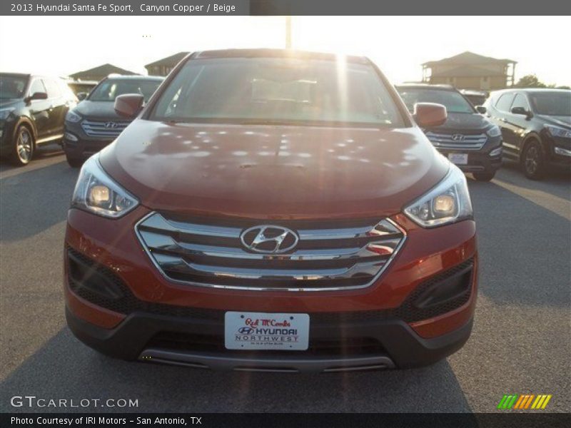 Canyon Copper / Beige 2013 Hyundai Santa Fe Sport