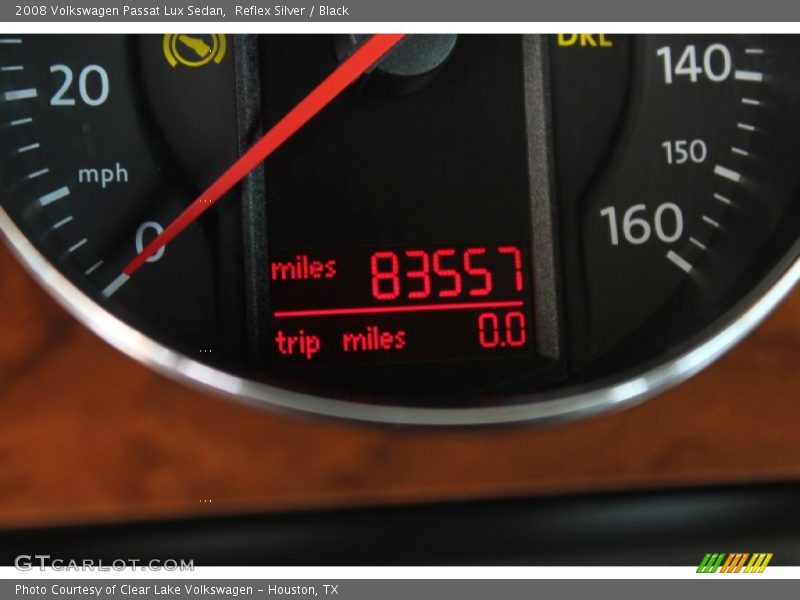 Reflex Silver / Black 2008 Volkswagen Passat Lux Sedan